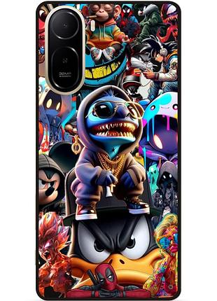 Чохол силіконовий бампер для xiaomi poco c81 pro з малюнком стич disney