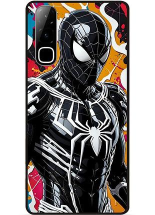 Силіконовий чохол бампер для infinix hot 70 (x6895) з картинкою spider man людина-павук
