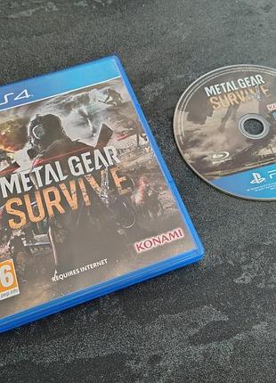 Диск metal gear survive (playstation 4)