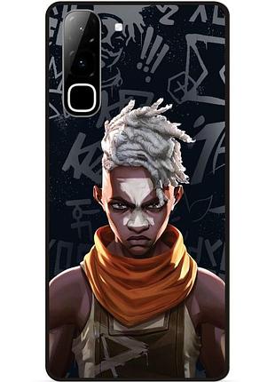 Силіконовий чохол бампер для infinix hot 70 (x6895) аркейн arcane