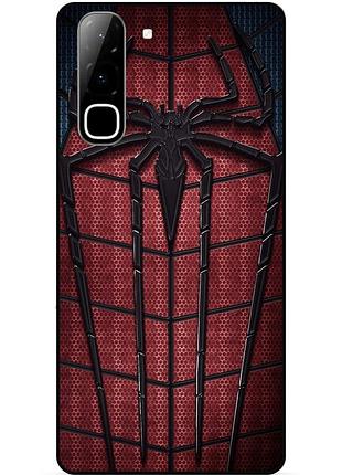 Чехол силиконовый бампер для infinix hot 70 (x6895) с картинкой человек паук spider man