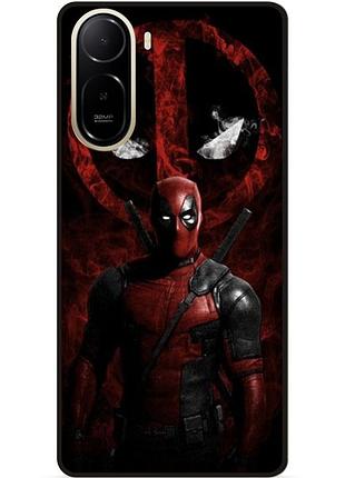 Силиконовый чехол бампер для xiaomi poco c81 pro с рисунком deadpool дэдпул