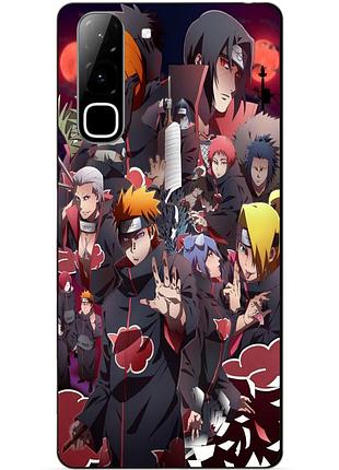 Чехол силиконовый бампер для infinix hot 70 (x6895) с рисунком наруто naruto аниме