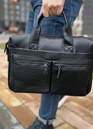 Мужская сумка из натуральной кожи кожаная сумочка из кожи портфель для ноутбука и документов