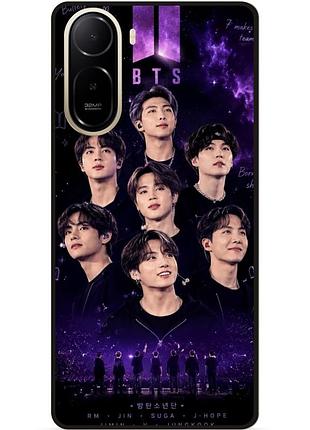 Силіконовий бампер чохол для xiaomi poco c81 pro з малюнком bts bangtan boys