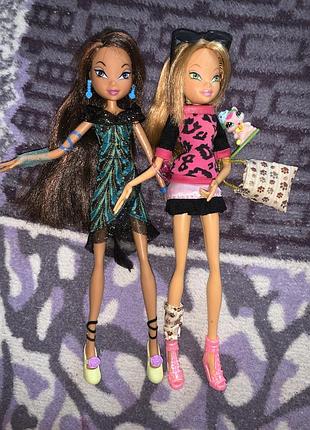 Ляльки winx mattel вінкс лейла та флора 2005