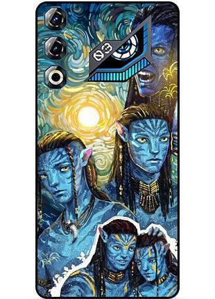 Силиконовый чехол бампер для zte nubia neo 3 gt 5g с картинкой аватар avatar