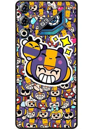 Силиконовый бампер чехол для zte nubia neo 3 gt 5g стикеры бравл беа brawl