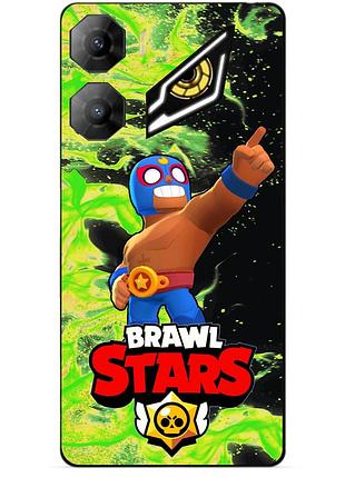 Чехол силиконовый бампер для zte nubia neo 3 5g с героем бравл эль примо brawl
