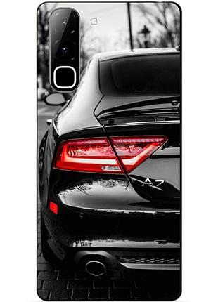 Чехол силиконовый бампер для infinix hot 70 (x6895) с рисунком audi ауди машина авто