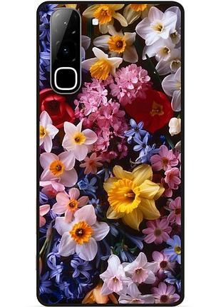 Силіконовий чохол бампер для infinix hot 70 (x6895) з малюнком квіти нарциси