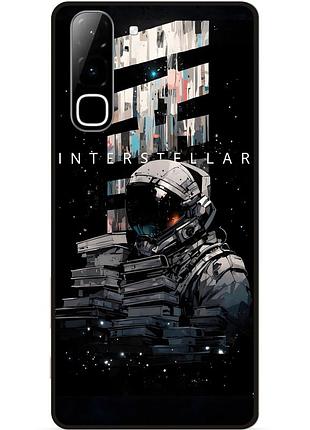 Силиконовый чехол бампер для infinix hot 70 (x6895) с рисунком интерстеллар