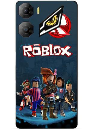 Силиконовый бампер чехол для zte nubia neo 3 5g с рисунком roblox роблокс