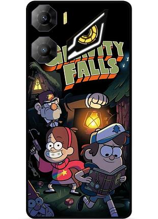 Силіконовий чохол бампер для zte nubia neo 3 5g з малюнком гравіті фолз gravity falls