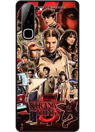 Силіконовий бампер чохол для infinix hot 70 (x6895) кіно stranger things дивні дива