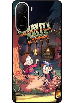 Силиконовый бампер чехол для xiaomi poco c81 pro с рисунком gravity falls гравити фолз