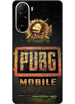 Силиконовый чехол бампер для xiaomi poco c81 pro puвg пабг