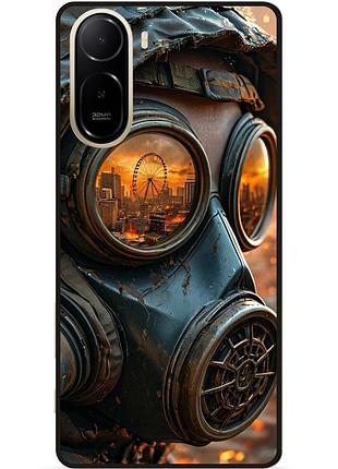 Силиконовый бампер чехол для xiaomi poco c81 pro с рисунком stalker сталкер