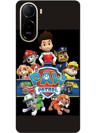 Силиконовый бампер чехол для xiaomi poco c81 pro щенячий патруль paw patrol