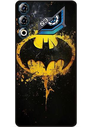 Чехол силиконовый бампер для zte nubia neo 3 gt 5g с рисунком бэтмен dc batman