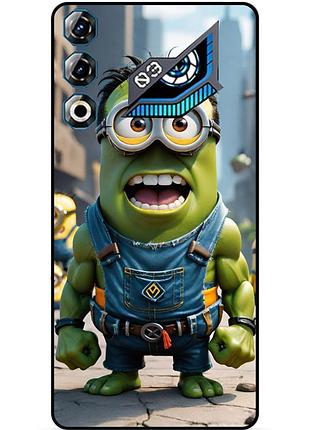 Силіконовий чохол бампер для zte nubia neo 3 gt 5g з малюнком міньйон халк minion