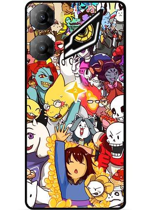 Силіконовий чохол бампер для zte nubia neo 3 5g з малюнком undertale андертейл