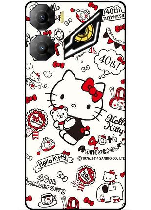 Силиконовый чехол бампер для zte nubia neo 3 5g с картинкой hello kitty хелло китти