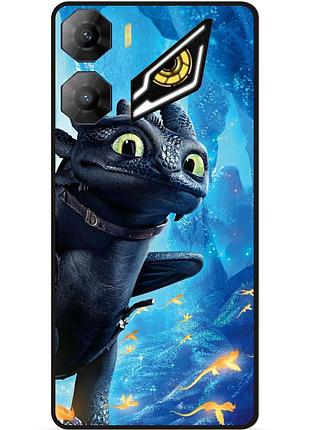 Чехол силиконовый для zte nubia neo 3 5g с рисунком как приручить дракона dragon