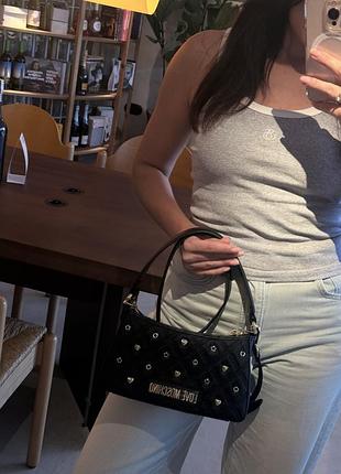 Сумка love moschino нова оригінал чорна