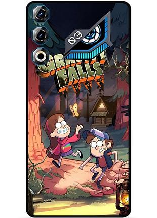 Силиконовый бампер чехол для zte nubia neo 3 gt 5g с рисунком gravity falls гравити фолз
