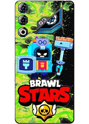 Силіконовий бампер чохол для zte nubia neo 3 gt 5g з героєм бравл еш brawl