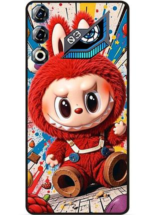 Силиконовый бампер чехол для zte nubia neo 3 gt 5g с картинкой лабубу labubu