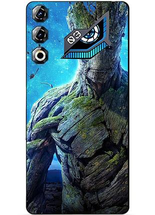 Чехол силиконовый бампер для zte nubia neo 3 gt 5g с рисунком грут groot стражи галактики