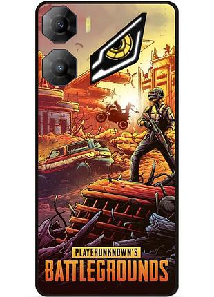 Силіконовий чохол бампер для zte nubia neo 3 5g з малюнком pubg пабг