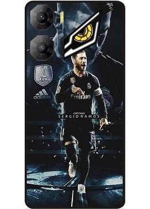 Силиконовый чехол бампер для zte nubia neo 3 5g с рисунком sergio ramos серхио рамос