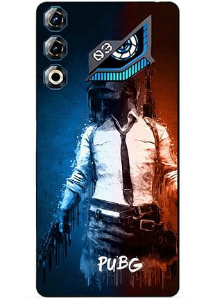 Силиконовый бампер чехол для zte nubia neo 3 gt 5g с рисунком pubg пабг