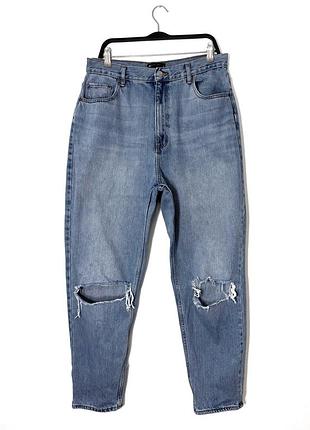 Синие женские джинсы момasos design