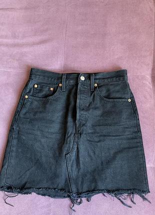 Джинсова спідниця levi’s