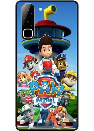 Силиконовый чехол бампер для infinix hot 70 (x6895) с рисунком щенячий патруль paw patrol
