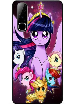 Силіконовий бампер чохол для infinix hot 70 (x6895) з малюнком поні my little pony