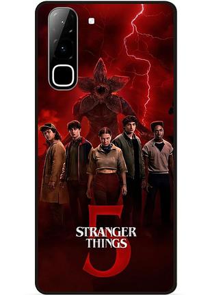 Силиконовый бампер чехол для infinix hot 70 (x6895) кино дивні дива очень странные дела