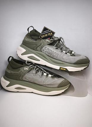 Кросівки чоловічі hoka one one kaha 3 low gtx olive (1162532-eyp) оригінал, нові