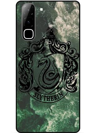Чехол силиконовый бампер для infinix hot 70 (x6895) с рисунком слизерин slytherin гарри поттер harry potter