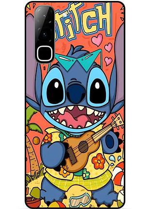 Чехол силиконовый бампер для infinix hot 70 (x6895) с картинкой стич stitch