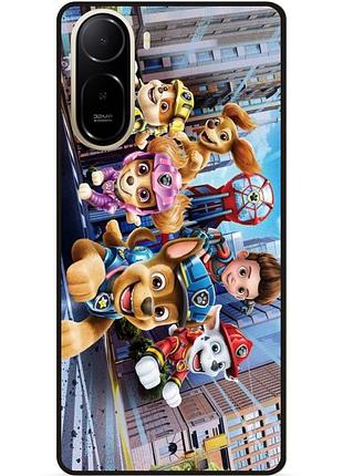 Чехол силиконовый для xiaomi poco c81 pro с рисунком щенячий патруль paw patrol
