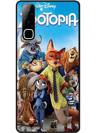 Силиконовый чехол для infinix hot 70 (x6895) с картинкой зверополис джуди