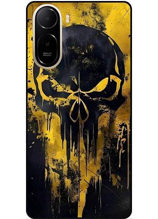 Чохол силіконовий бампер для xiaomi poco c81 pro з картинкою череп скелет