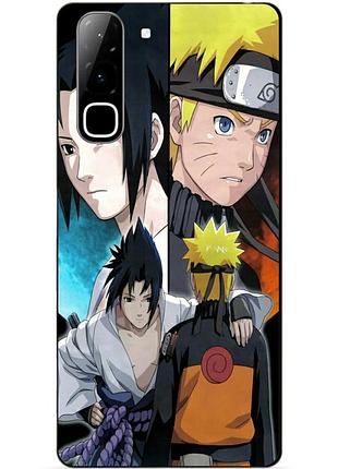 Чехол силиконовый бампер для infinix hot 70 (x6895) с рисунком наруто узумаки naruto