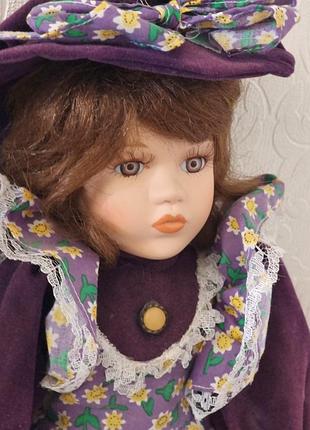 Фарфоровая кукла коллекционная vintage victoria collection