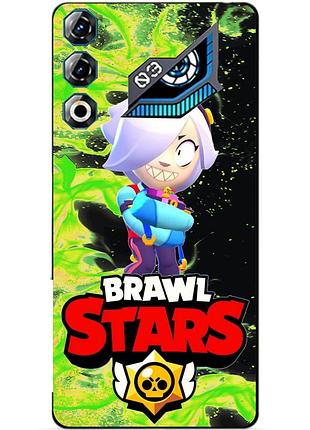 Чехол силиконовый бампер для zte nubia neo 3 gt 5g с героем бравл колетт brawl